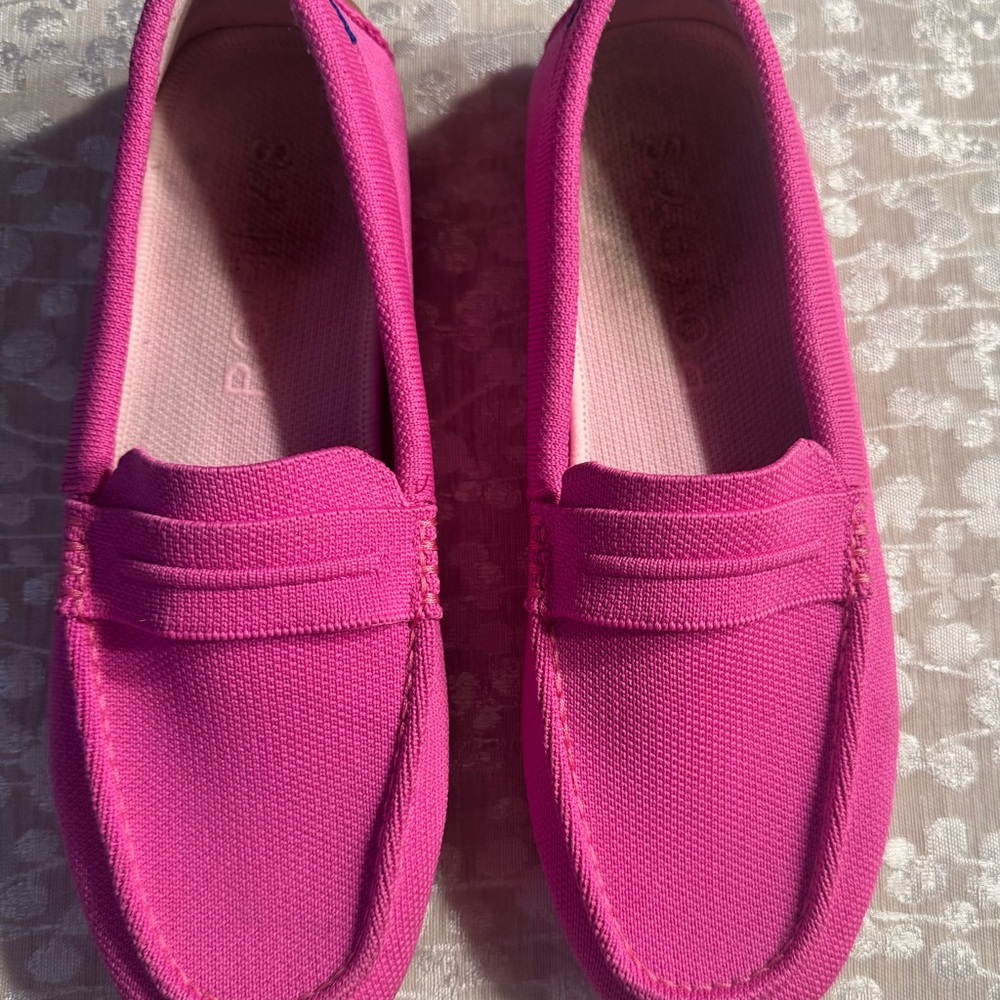 Rothy's The Driver Loafers in Raspberry